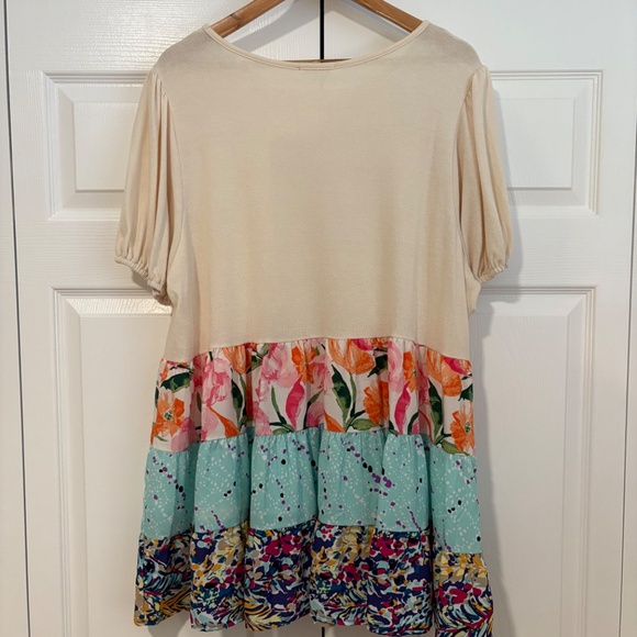 CHICSOUL Fit & Flare Top, 3X - Picture 4 of 7